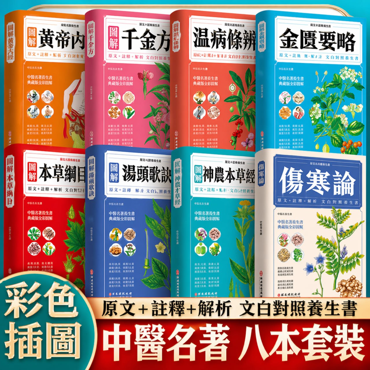 中醫名著八本套裝